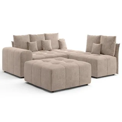 Модульный диван-7 Торонто стандарт (вариант 1)