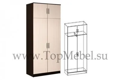 Шкаф 2-х створчатый Машенька Венге/Дуб молочный