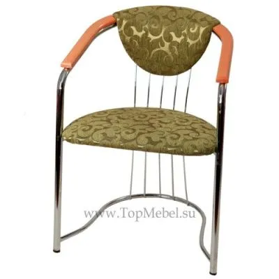 Стул-кресло Соната Хром с подлокотниками