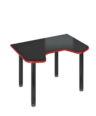 Стол СКЛ-Игр120МОЧ - черный-красный