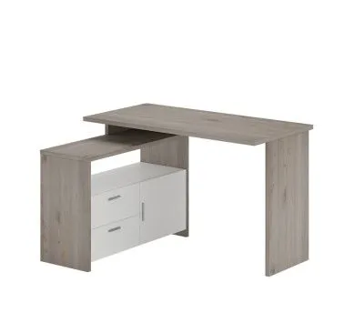 Стол СКЛ-Прям120 + ТБЛ - нельсон - белый жемчуг