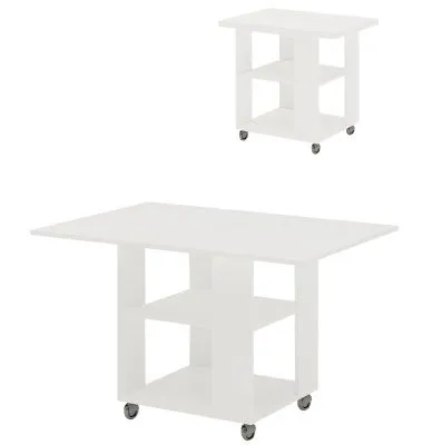 Стол-трансформер СТр-5 - белый жемчуг