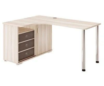 Компьютерный стол СР-165СМ - корпус карамель, фасад шамони, столешница карамель