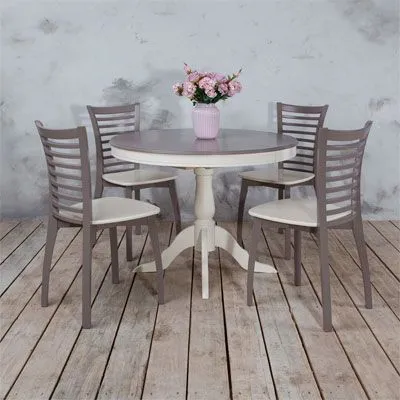 Обеденная группа Эдельвейс К 1000 (стол Эдельвейс К 1000, стул СМ-СТ 30)