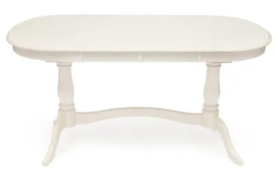 Стол раскладной Siena ( SA-T6EX2L ) - дерево гевея/мдф, 150+35+35х80х75см, ivory white (слоновая кость 2-5)