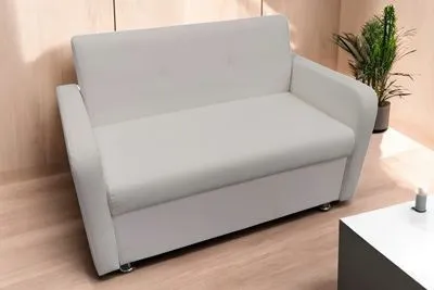 Кухонный прямой диван Таон-4M со спальным местом и подлокотниками (раскладушка)