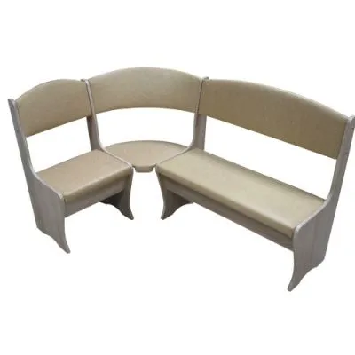 Угловая скамья Весна (дуб сонома)