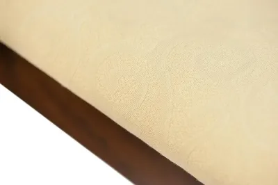 Стул - Персей/ Perseus - дерево гевея, 46х54х99см, Cappuchino , ткань кремовая с рисунком (3321)