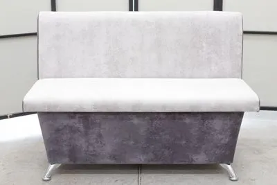 Кухонный прямой диван Граф-2 с ящиком (антивандальный)