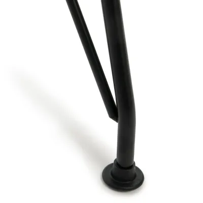 Стул HANSEN (mod. 622N) / 1 шт. в упаковке - пластик/металл/эко кожа, 51х47х80 см, высота до сиденья 45 см, серый/черный