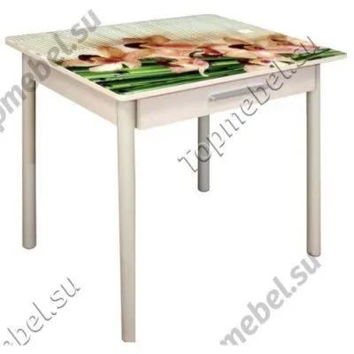 Стол с ящиком и фотопечатью Вегас М56