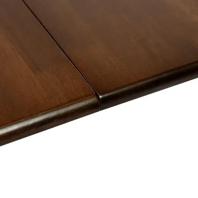 Стол TEODORO (mod. F-SHR3624RD W4) - дерево гевея/мдф, 60x90(90x120)x76см, walnut (орех)