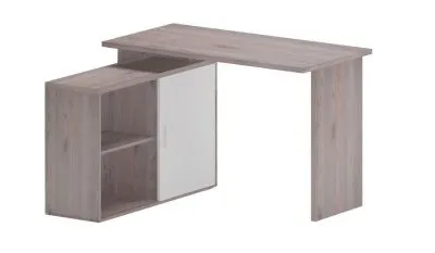 Стол СКЛ-Прям120 + ТБЛ-2 - нельсон - белый жемчуг