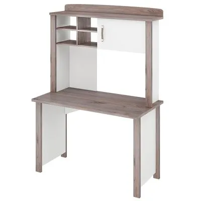 Стол СТД-115 с надстройкой НД-115 - нельсон - белый жемчуг