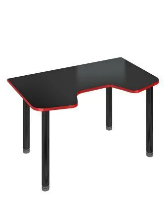 Стол СКЛ-Игр140МОЧ - черный-красный
