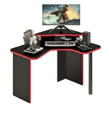 Стол СКЛ-ИгрУгл120Ч+НКИЛ-УГЛ Ч