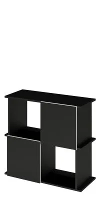 Стеллаж СТЛБ-ЗН - черный-белый