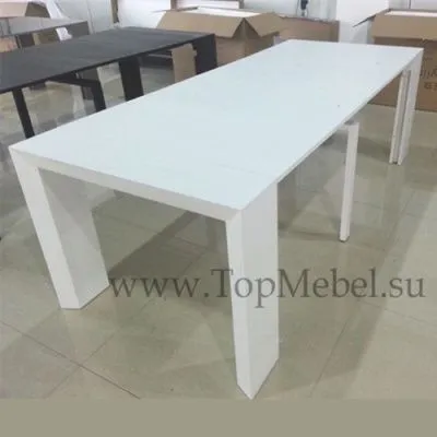 Стол консоль Анжер В2316Р Белый лак