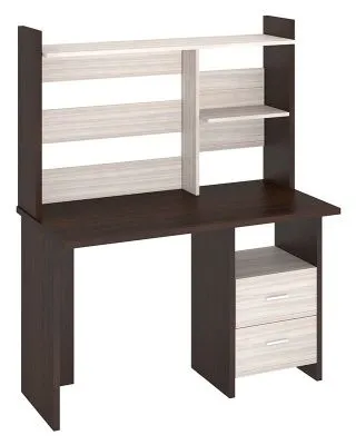 Стол СКЛ-Прям120+НКЛ-120 - венге - карамель