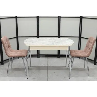 Обеденная группа Милт Дуо мокка