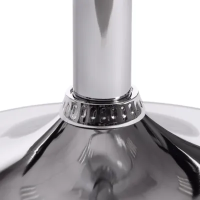 Стул барный BIAGGIO (mod. KY717) - металл/экокожа, 44*50*83-103 см, белый/хром