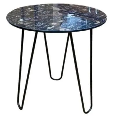 Стол журнальный М113 стеклянный с фотопечатью