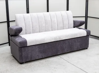 Кухонный прямой диван Алюр со спальным местом (антивандальный)