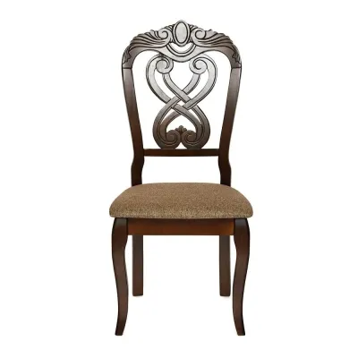 Стул -Андромеда/ Andromeda - дерево гевея, 47х55,5х107 см, Cappuchino, ткань коричневая S 168-7