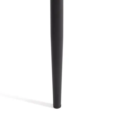 Стул Easy (mod. 24-1) - металл, вельвет, 49 х 41 х 98 см, light beige (светло-бежевый) HLR2 / черный