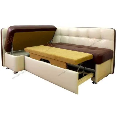 Кухонный угловой диван Токио ДТ07 со спальным местом