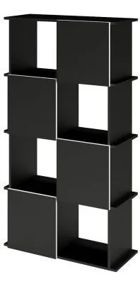 Стеллаж СТЛБ-ЗВ - черный-белый