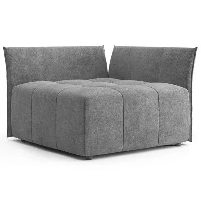 Пуф большой со спинкой и боковиной Торонто стандарт (вариант 3)