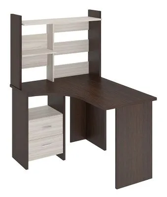 Стол СКЛ-Угл120+НКЛ-100 - венге - карамель