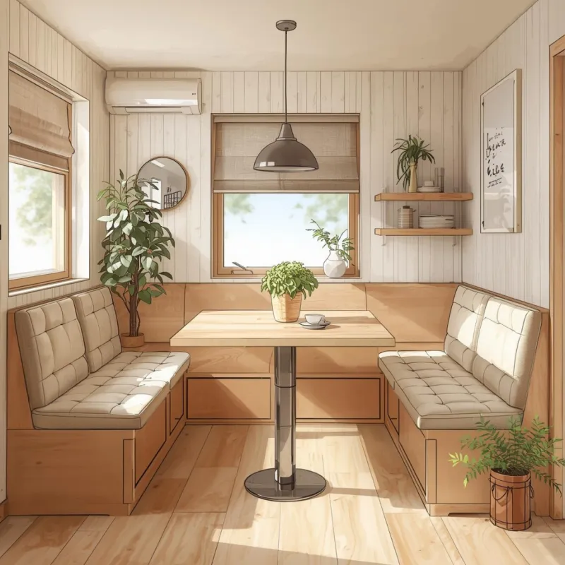 Диваны на кухню: виды, как выбрать