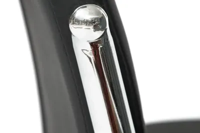 Стул ELFO ( mod.35 ) - металл/экокожа, 45х53х100х47см, хром/черный