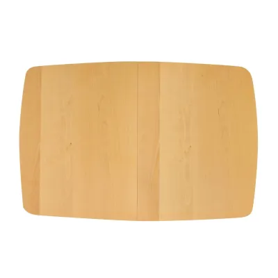 Стол раскладной VAKU (Ваку) - основание бук, столешница мдф, 80x120+40x75см, Натуральный