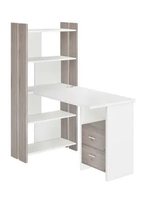 Стол СТЛ-ОВ+С100Прям+ТЯЛ - нельсон - белый жемчуг