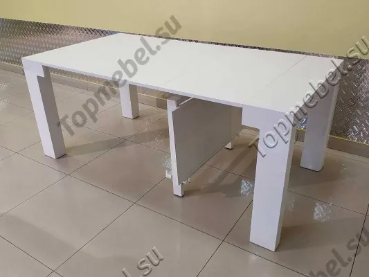 Стол консоль Анжер В2307-1 Белый лак - Столы-трансформеры