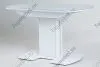 Стеклянный раскладной стол Гала - 20 с центральной ножкой (70х110) - Столы