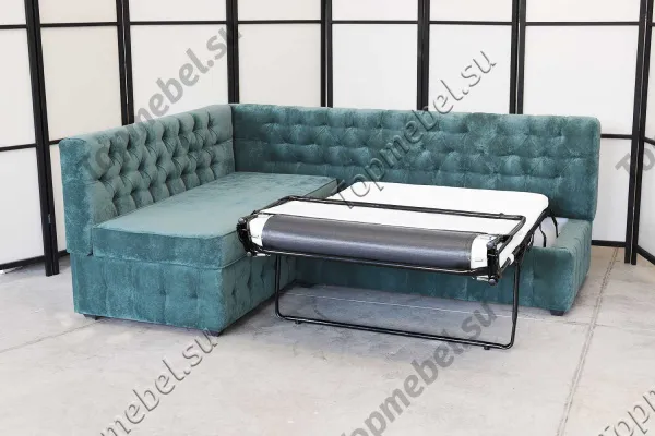 Угловой диван Честер Софт ДЧСМТ11 со спальным местом (раскладушка) - Кухонные уголки