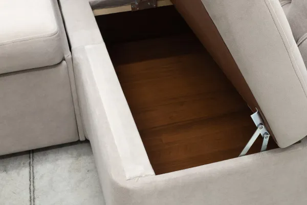 Кухонный угловой диван Денвер с каретной стяжкой - Кухонные диваны