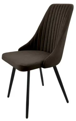 Стул Верона Эмаль черная (велюр Catania) - Стулья для кухни