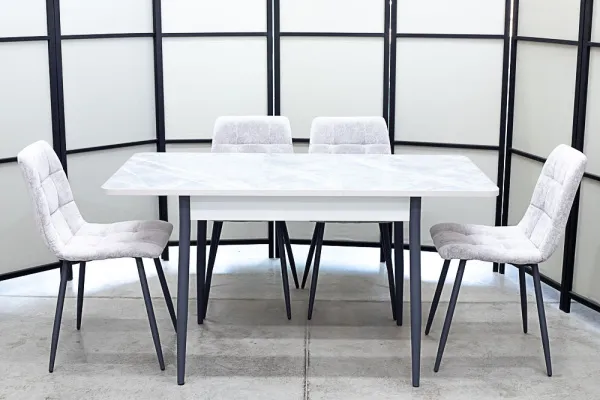 Обеденная группа (стол Ост и 4 стула Тетра) - Обеденные группы