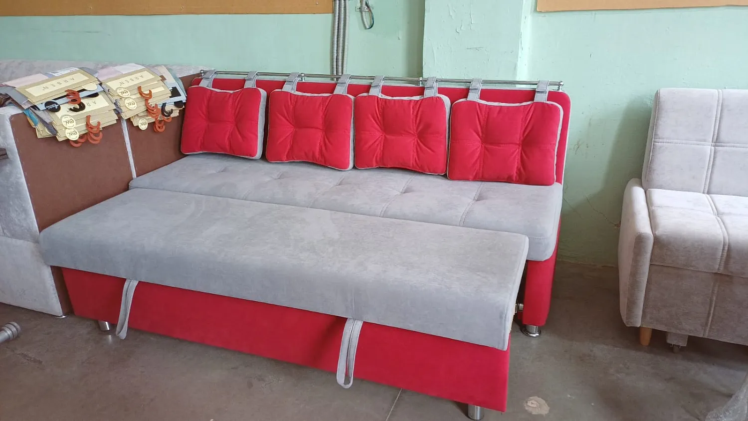 Распродажа! Прямой диван Каир со спальным местом за 27 300 руб.!