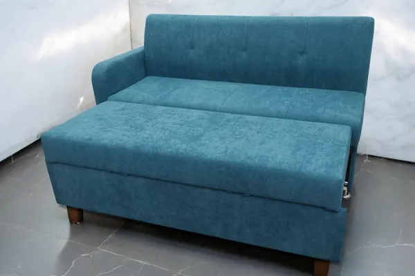 Кухонный прямой диван Лана-1 со спальным местом и подлокотником - Кухонные диваны