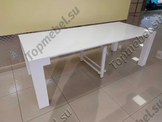 Стол консоль Анжер В2307-1 Белый лак - Столы-трансформеры