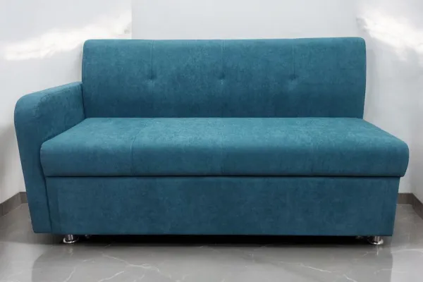 Кухонный прямой диван Лана-1 со спальным местом и подлокотником - Кухонные диваны