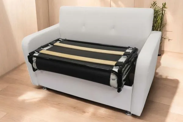 Кухонный прямой диван Таон-4M со спальным местом и подлокотниками (раскладушка) - Кухонные диваны