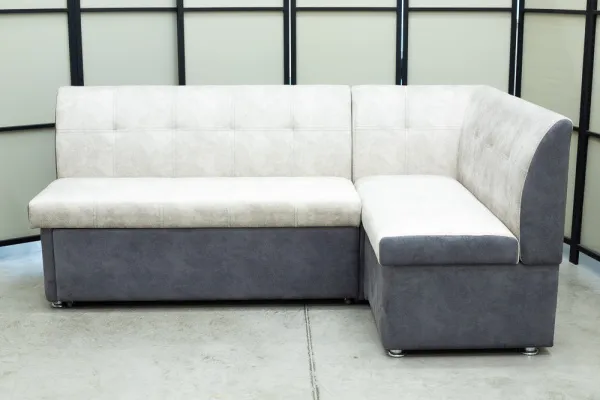 Кухонный угловой диван Денвер со спальным местом и прострочкой спинки - Кухонные диваны