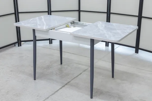 Стол обеденный раздвижной Ост (HPL-пластик 90х60) - Кухонные столы